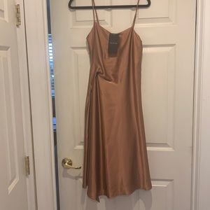 Halston Kaia Silk Slip Dress